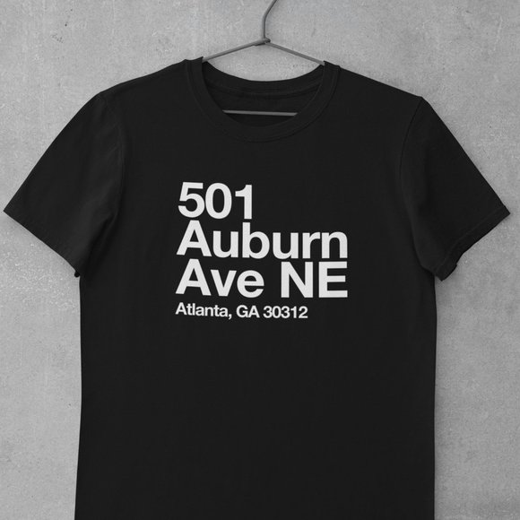 501 Auburn Ave NE, Atlanta, GA 30312 Shirt, Martin Luther King Jr., MLK - Picture 1 of 1